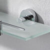 Kosmos 24" Frosted Glass Shelf Kit Chrome - Image 2