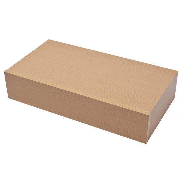 Floating Shelf with Drawer Oak 19" x 10" - Image 4
