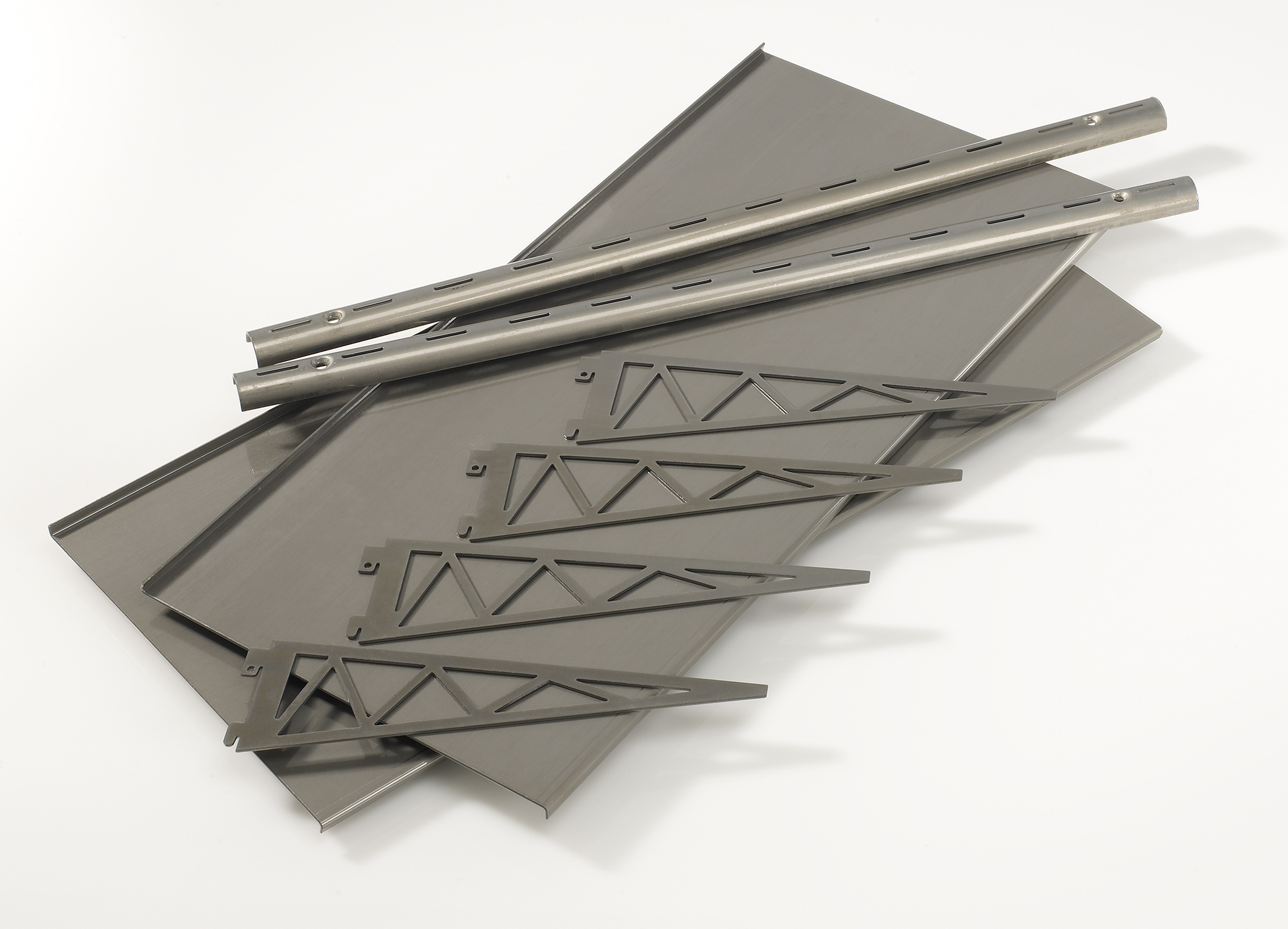 Puzzle Metal 11x24 Double Shelf Kit with Bridge Brackets - Image 6