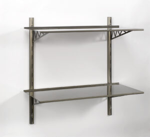 Puzzle Metal 11x24 Double Shelf Kit with Bridge Brackets