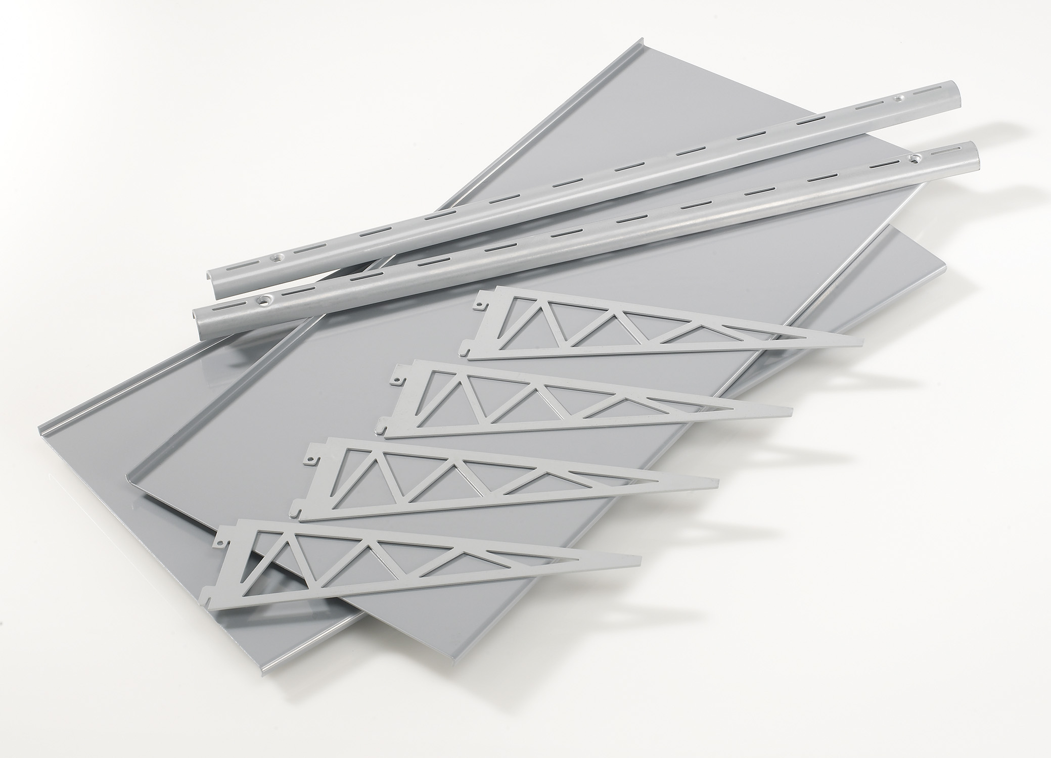 Puzzle Metal 11x24 Double Shelf Kit with Bridge Brackets - Image 7