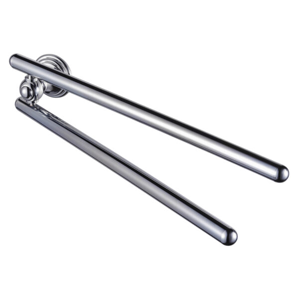 Allure Adjustable Double Towel Bar Chrome