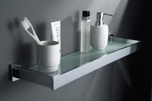 Edge Frosted 24" Glass Shelf Kit