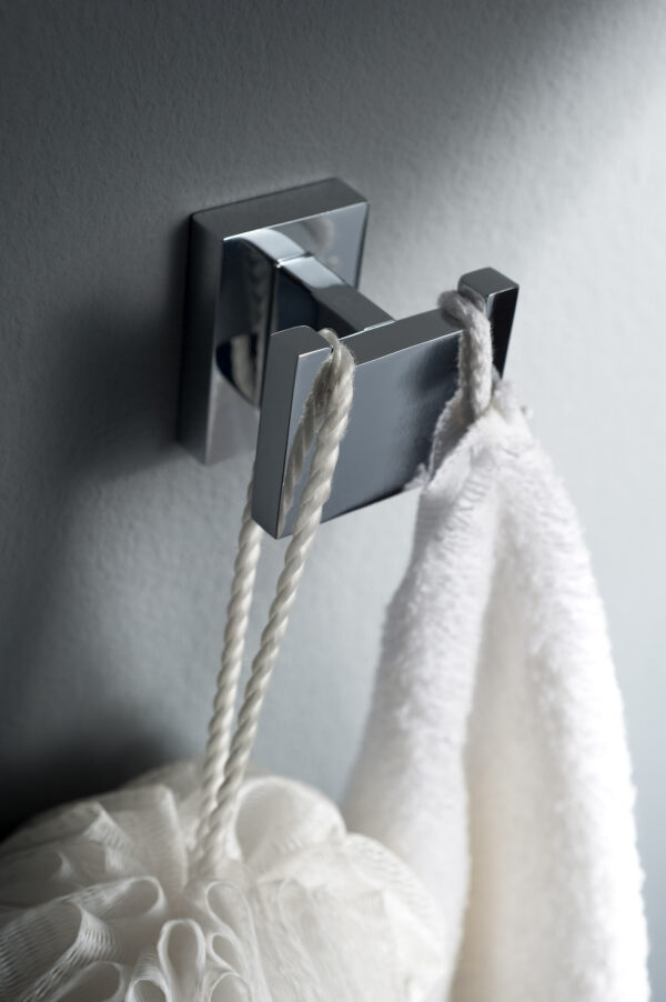 Edge Double Wall Hook Chrome