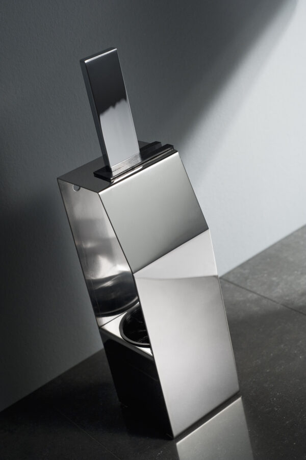 Edge Toilet Brush and Holder Chrome