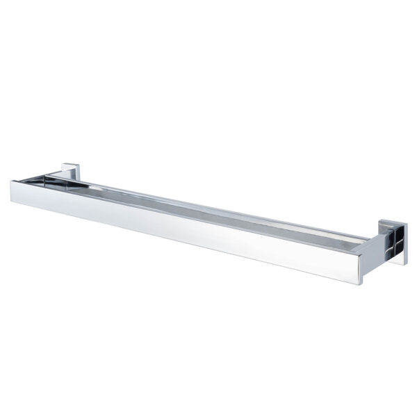 Edge Double Towel Bar Chrome - Image 2