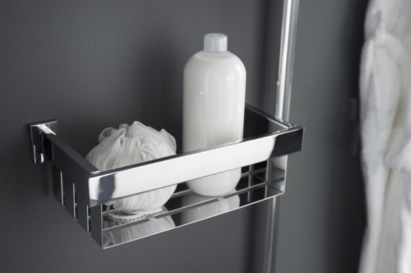Edge Bottle Holder Chrome