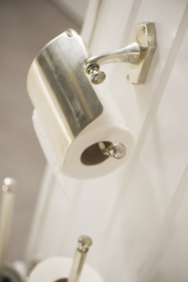 Vintage Toilet Roll Holder with Cover