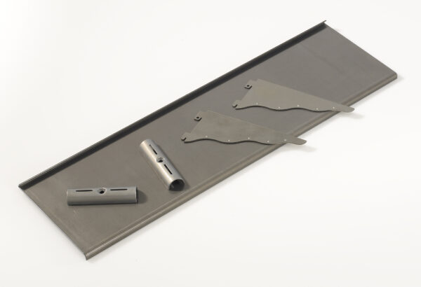 Puzzle Metal 7x24 Shelf Kit with Wave Brackets - Image 5