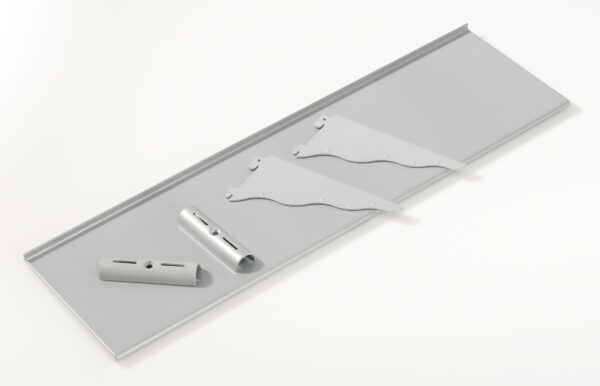 Puzzle Metal 7x24 Shelf Kit with Wave Brackets - Image 6