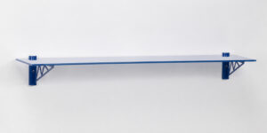Puzzle Blue Glass 7" Shelf Kit with Bridge Brackets