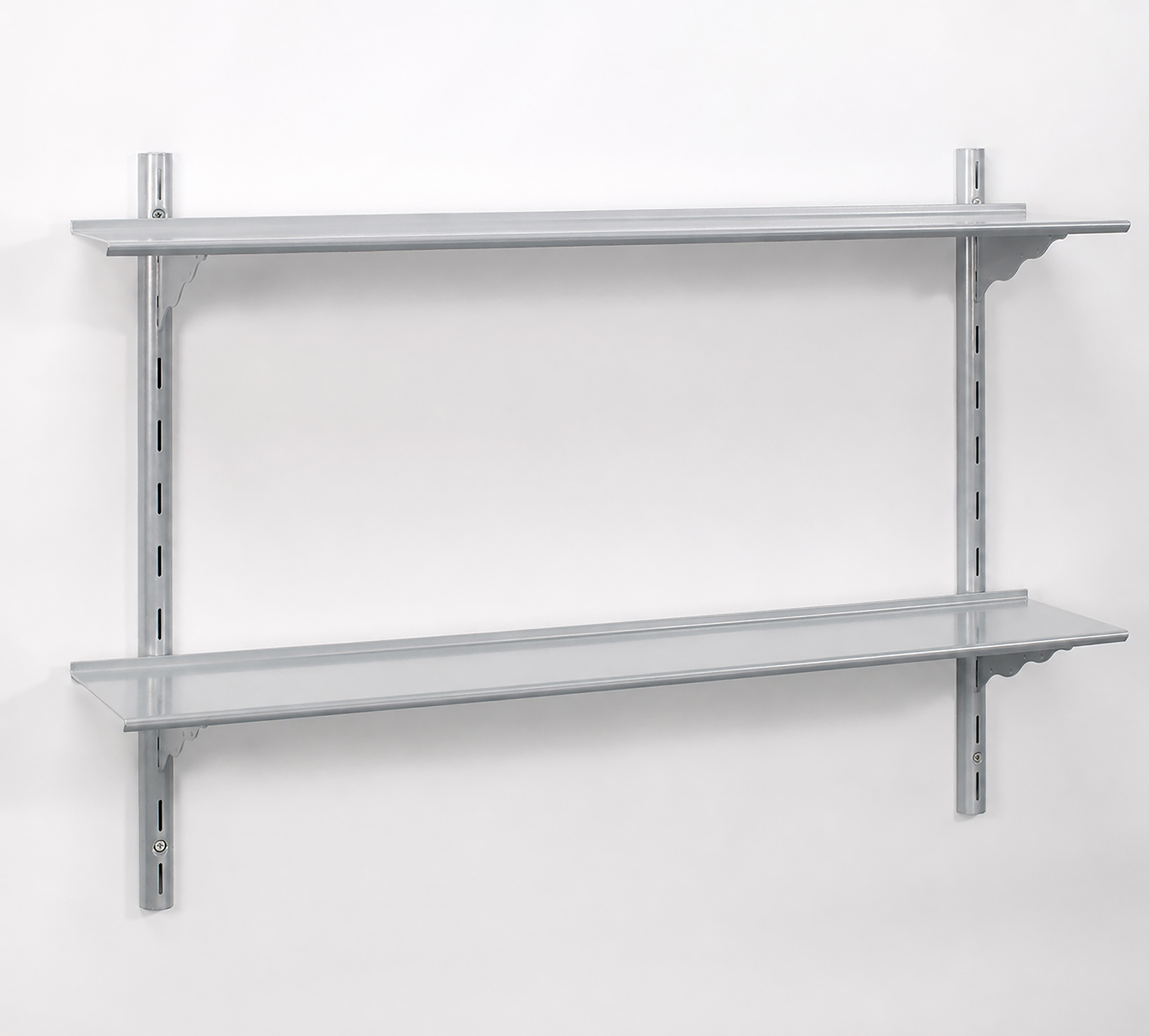 Puzzle Metal 7x36 Double Shelf Kit with Wave Brackets - Image 7