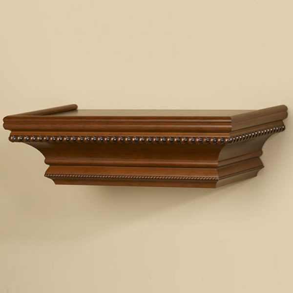 Bijou Ledge Wood Shelving with Baroque Beading