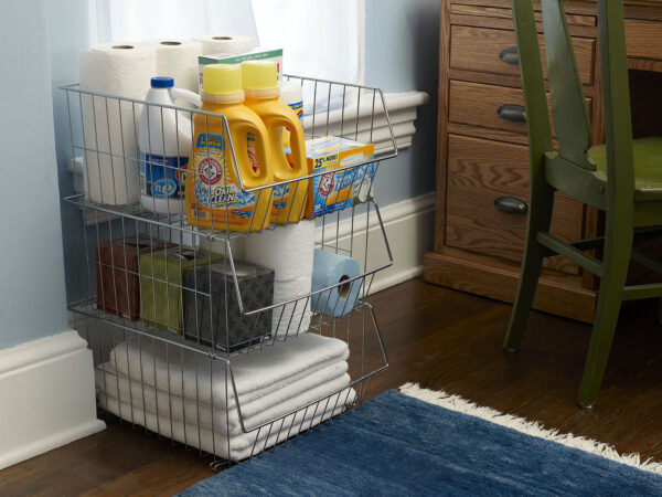 More Inside Stackable Wire Basket - Image 2