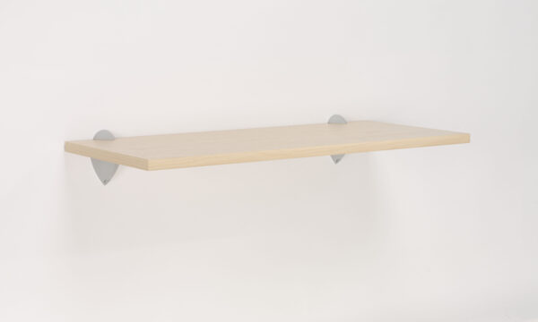 Wallscapes Puzzle 11" x 24" Beech Shelf Kit with Jazzy Brackets - Image 7