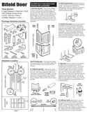 Bifold Door Instructions