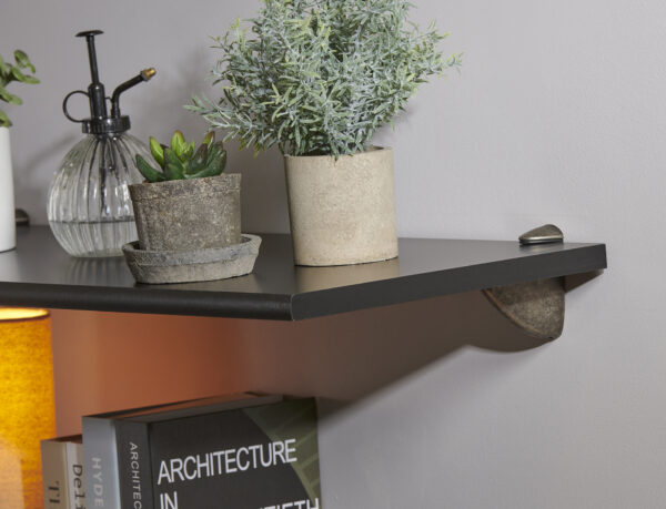 Gallery 12x16 Black Shelf Kit with Pelican Brackets