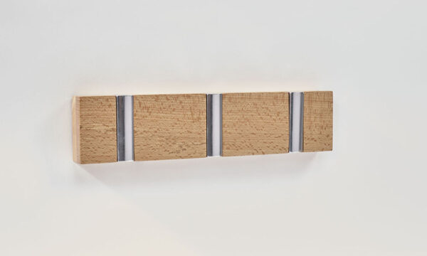 Coat Hideaway Square Hanger Beech 3 Hooks - Image 2