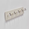 Coat Hanger White 5 Hooks