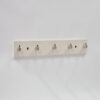 Coat Hanger White 5 Hooks - Image 2