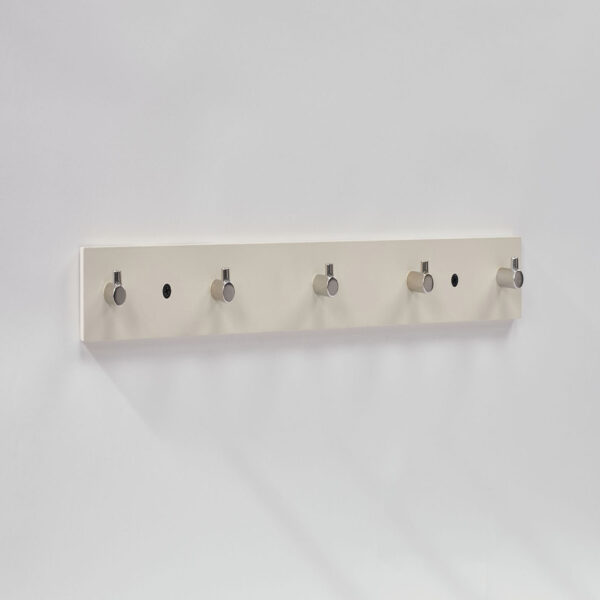 Coat Hanger White 5 Hooks - Image 2