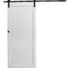 Millbrooke Chevron 42x84 Vinyl Barn Door Kit - Image 4