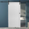 Millbrooke Chevron 42x84 Vinyl Barn Door Kit