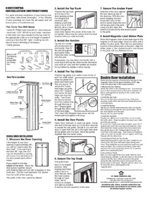Step-by-Step Installation Instructions for Folding Doors
