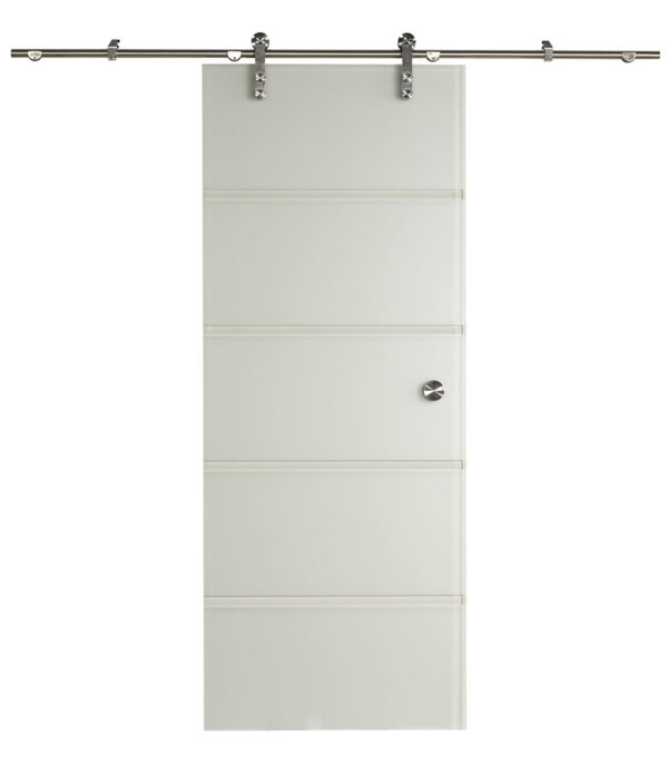 Contour Glass Barn Door - Silo Photo