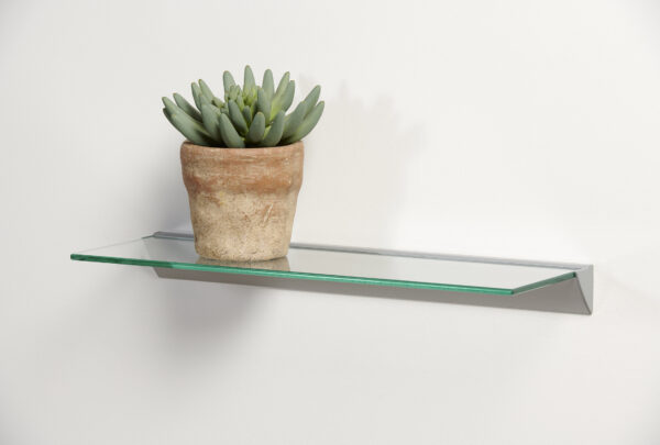 Wallscapes Essentials 6x18 Clear Glass Shelf Kit - Image 3