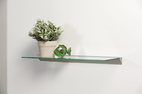Wallscapes Essentials 8x24 Clear Glass Shelf Kit