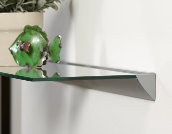 Wallscapes Essentials 8x24 Clear Glass Shelf Kit - Image 4