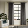 Intensions Forest 95 inch Single Wood Curtain Rod Kit with Bell Finials and Open Brackets - Image 2
