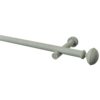 Intensions Forest 95 inch Single Wood Curtain Rod Kit with Bell Finials and Open Brackets