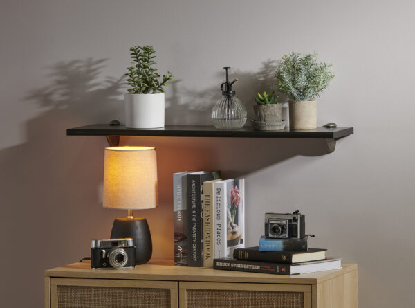 Gallery 8x32 Black Shelf Kit with Pelican Brackets - Image 4