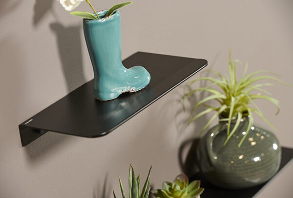 Haceka Matte Black Shelf 10"