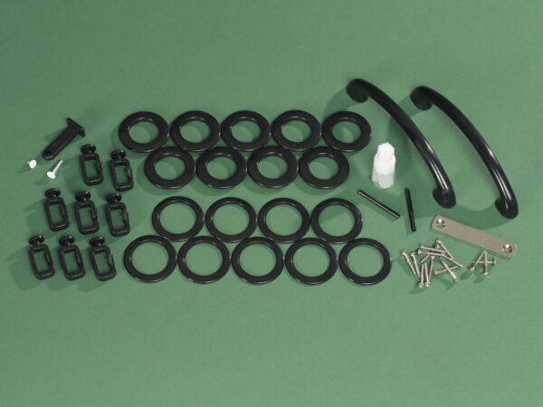 Nuevo/Deco Hardware Kit- White/Black - Image 2