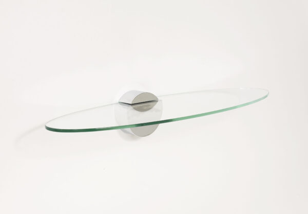 Wallscapes Legacy Oval Clear Glass Shelf Kit- 8x24 - Image 3