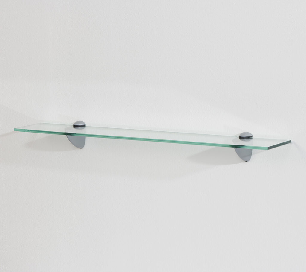 Fab Glass And Mirror Rectangle Floating Glass Shelf Kit - View #7