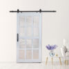 Montana Frosted 12-Lite 36x84 Barn Door Kit - Image 5