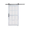 Montana Frosted 12-Lite 36x84 Barn Door Kit - Image 4