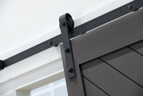 Millbrooke Diagonal 36x84 Vinyl Barn Door Kit - Image 5