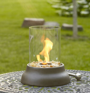 Firenze Mini Tabletop Glass Fireplace