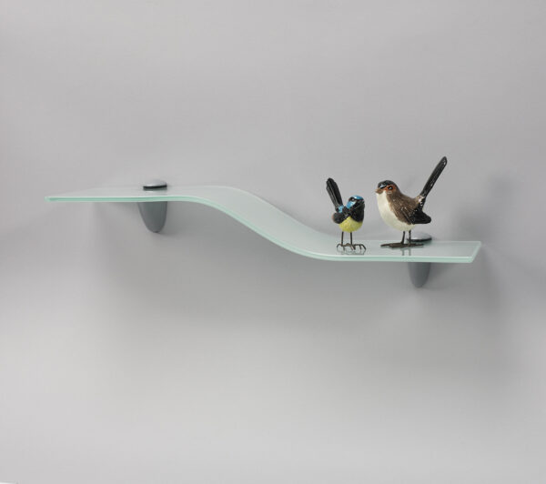Mini Wave Glass Shelf