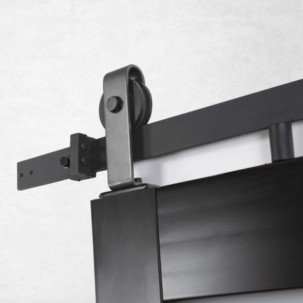 Montana Frosted 5-Panel 36x84 Barn Door Kit - Image 5