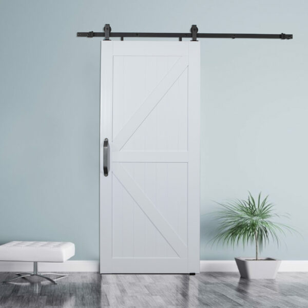 Montana H/K Style Vinyl Barn Door - Image 3