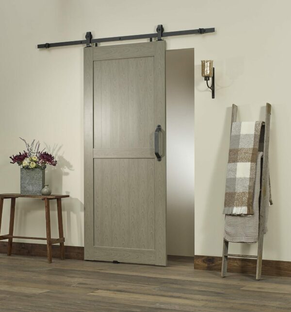 Montana H/K Style Vinyl Barn Door - Image 2