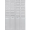 PVC Bifold Louver over Panel Double