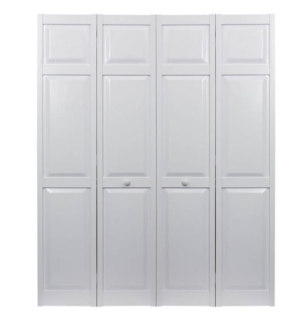 PVC Bifold Raised Panel Double