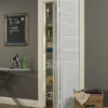 PVC Bifold Louver over Panel